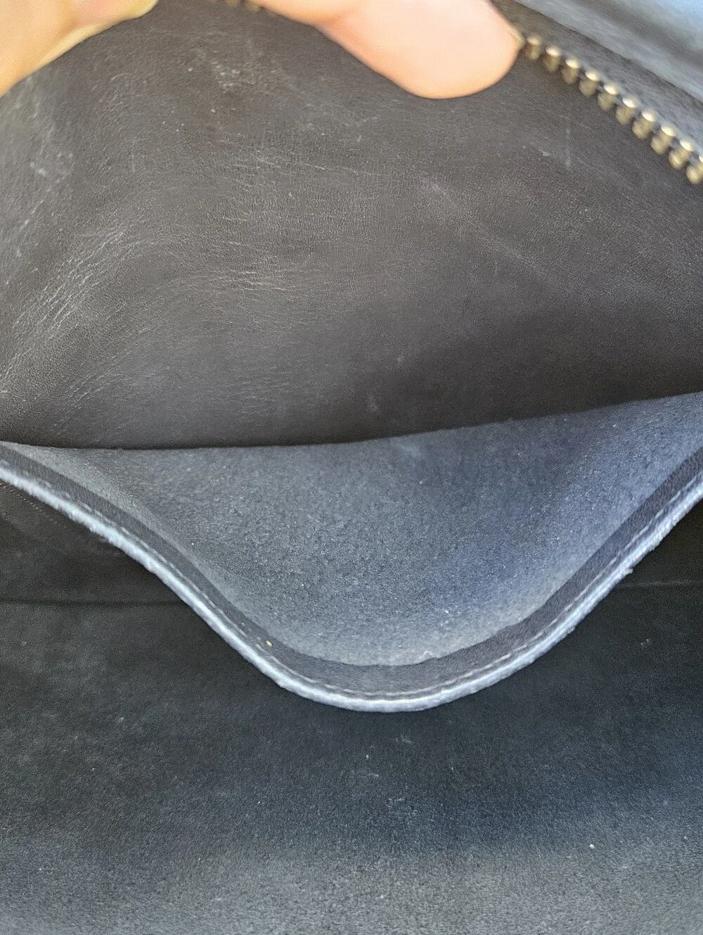 Vintage Coach 9455 Basic Bag Black Leather Crossbody Hangtag Costa Rica